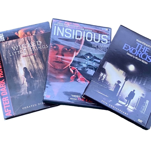 Horror Movie DVD Bundle Insidious The Exorcist Wicked Little Things - Picture 1 of 8